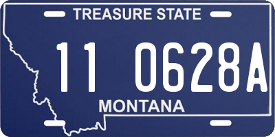MT license plate 110628A