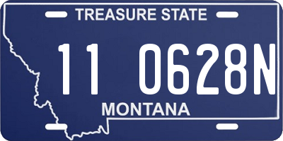 MT license plate 110628N