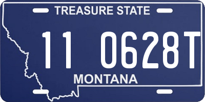 MT license plate 110628T