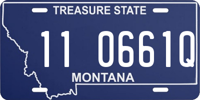 MT license plate 110661Q