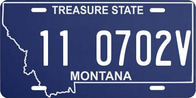 MT license plate 110702V