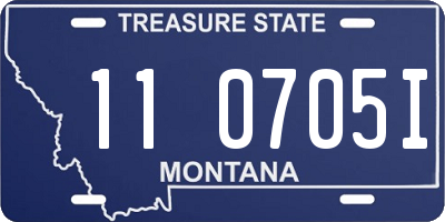 MT license plate 110705I
