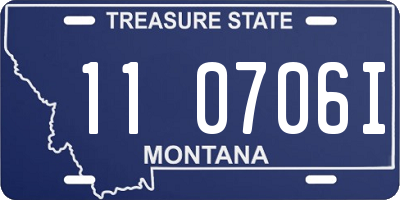 MT license plate 110706I