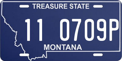 MT license plate 110709P