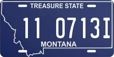 MT license plate 110713I