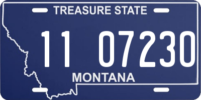 MT license plate 110723O