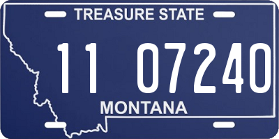 MT license plate 110724O