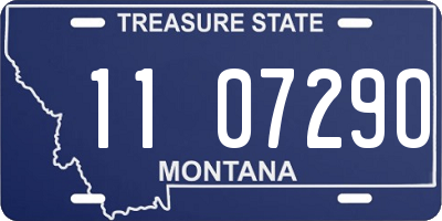 MT license plate 110729O