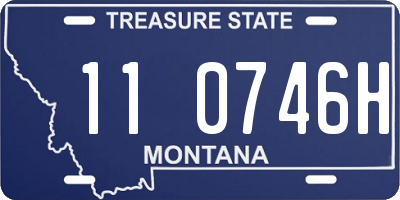 MT license plate 110746H