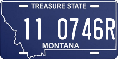 MT license plate 110746R