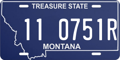 MT license plate 110751R