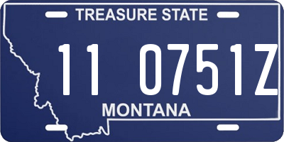 MT license plate 110751Z