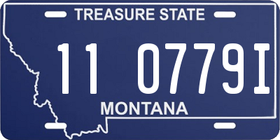 MT license plate 110779I
