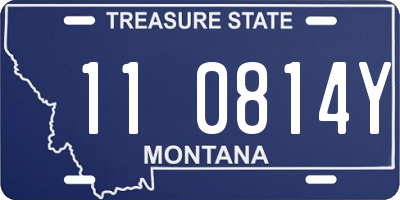 MT license plate 110814Y