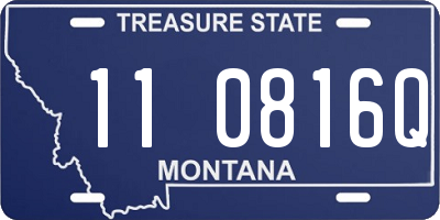 MT license plate 110816Q