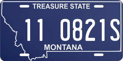 MT license plate 110821S