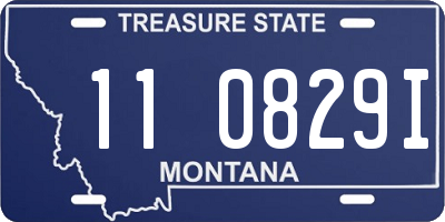 MT license plate 110829I