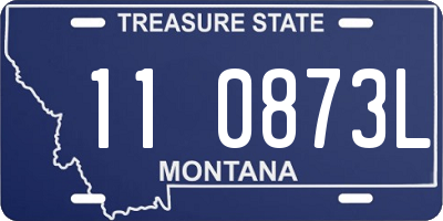 MT license plate 110873L