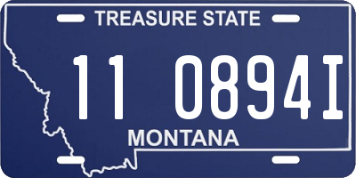 MT license plate 110894I