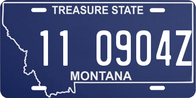 MT license plate 110904Z
