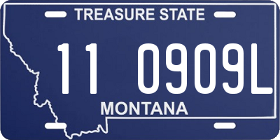 MT license plate 110909L