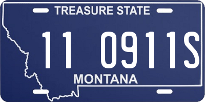 MT license plate 110911S