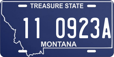 MT license plate 110923A