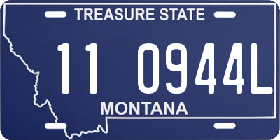 MT license plate 110944L