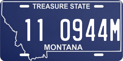 MT license plate 110944M