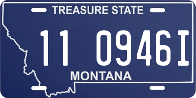 MT license plate 110946I