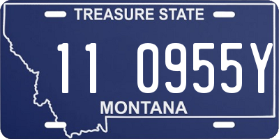 MT license plate 110955Y