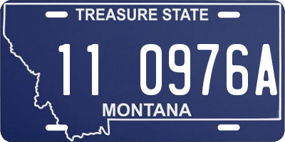 MT license plate 110976A