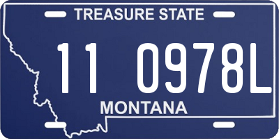 MT license plate 110978L