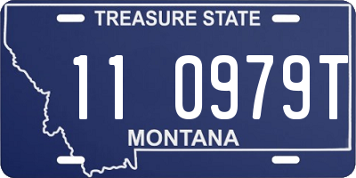 MT license plate 110979T