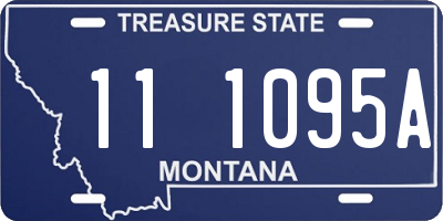MT license plate 111095A