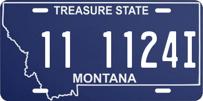 MT license plate 111124I