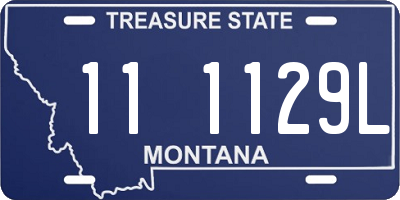 MT license plate 111129L