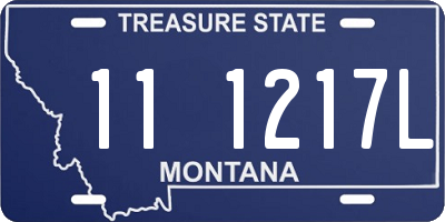 MT license plate 111217L