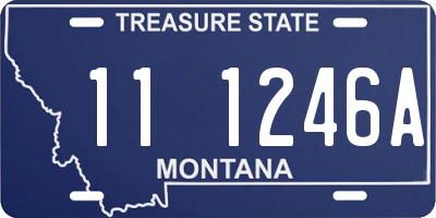 MT license plate 111246A