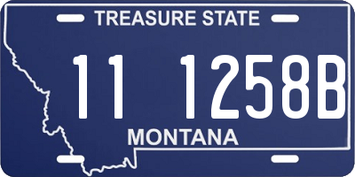 MT license plate 111258B