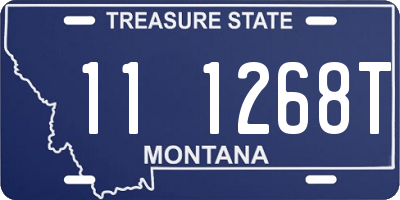 MT license plate 111268T