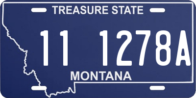 MT license plate 111278A