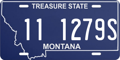 MT license plate 111279S