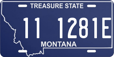 MT license plate 111281E