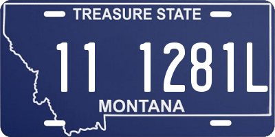 MT license plate 111281L