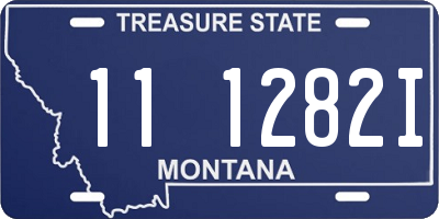 MT license plate 111282I