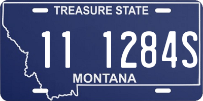 MT license plate 111284S