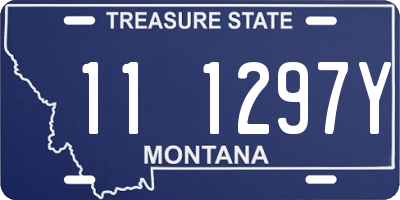 MT license plate 111297Y