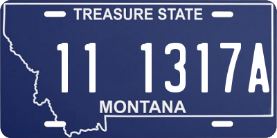 MT license plate 111317A