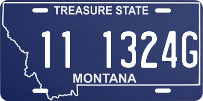 MT license plate 111324G